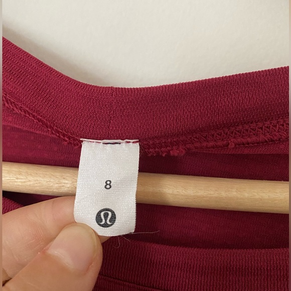 Lululemon burgundy top - Picture 3 of 3